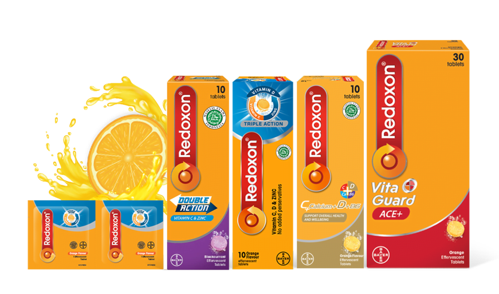 Redoxon and Redoxitos vitamin supplements for kids and adults